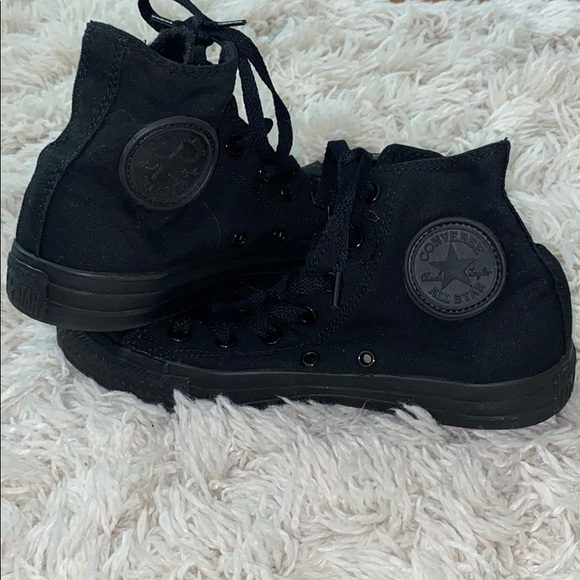 All black high top converse! - Picture 4 of 5